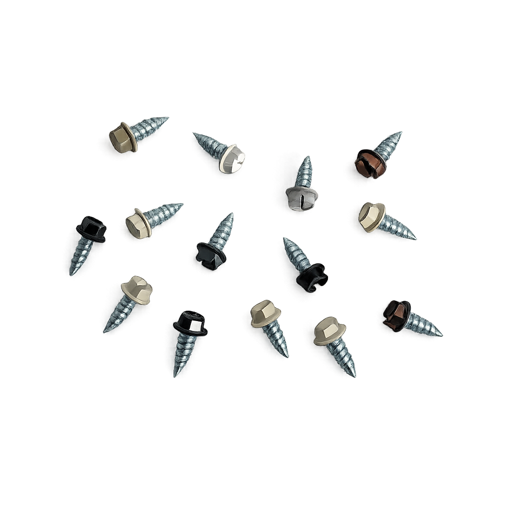 Color Matching Zip Screws 1/2"