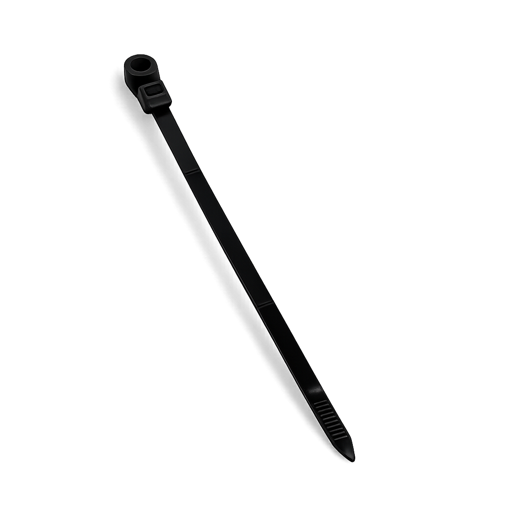 8'' Zip Ties with Screw Hole
